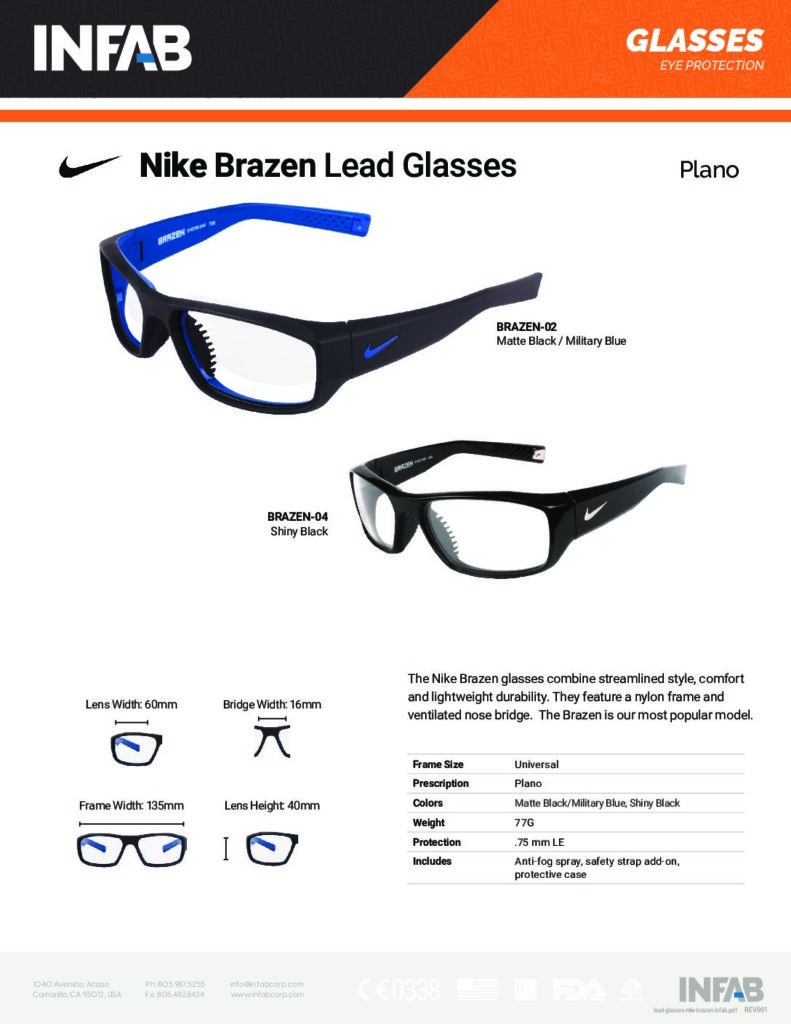 Nike Brazen Lead Glasses - Plano
